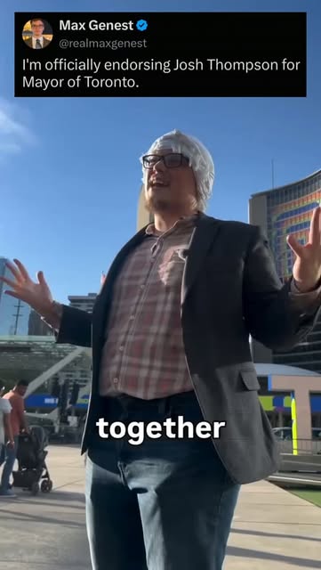 Josh Thompson at Toronto City Hall